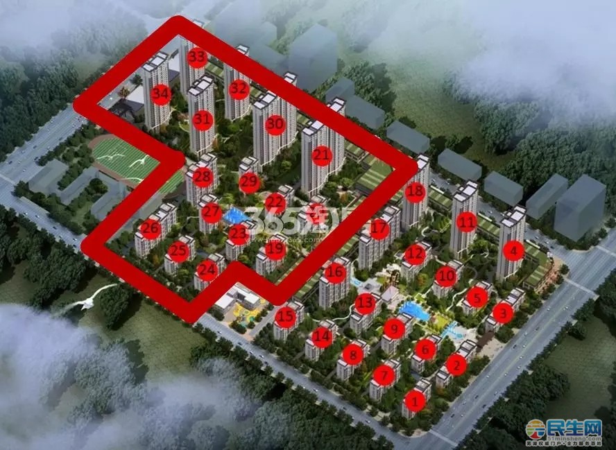 中央城位于花津南路39号,建筑面积135万平米,占地面积87万平米,规划