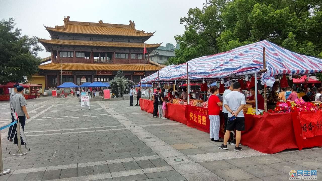 图播芜湖广济寺庙会