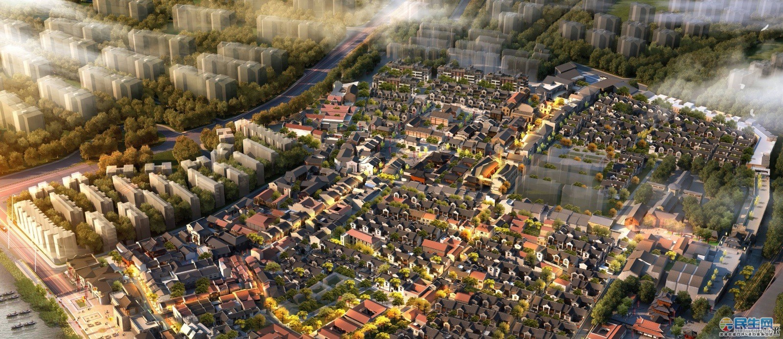 芜湖古城规划效果图图片
