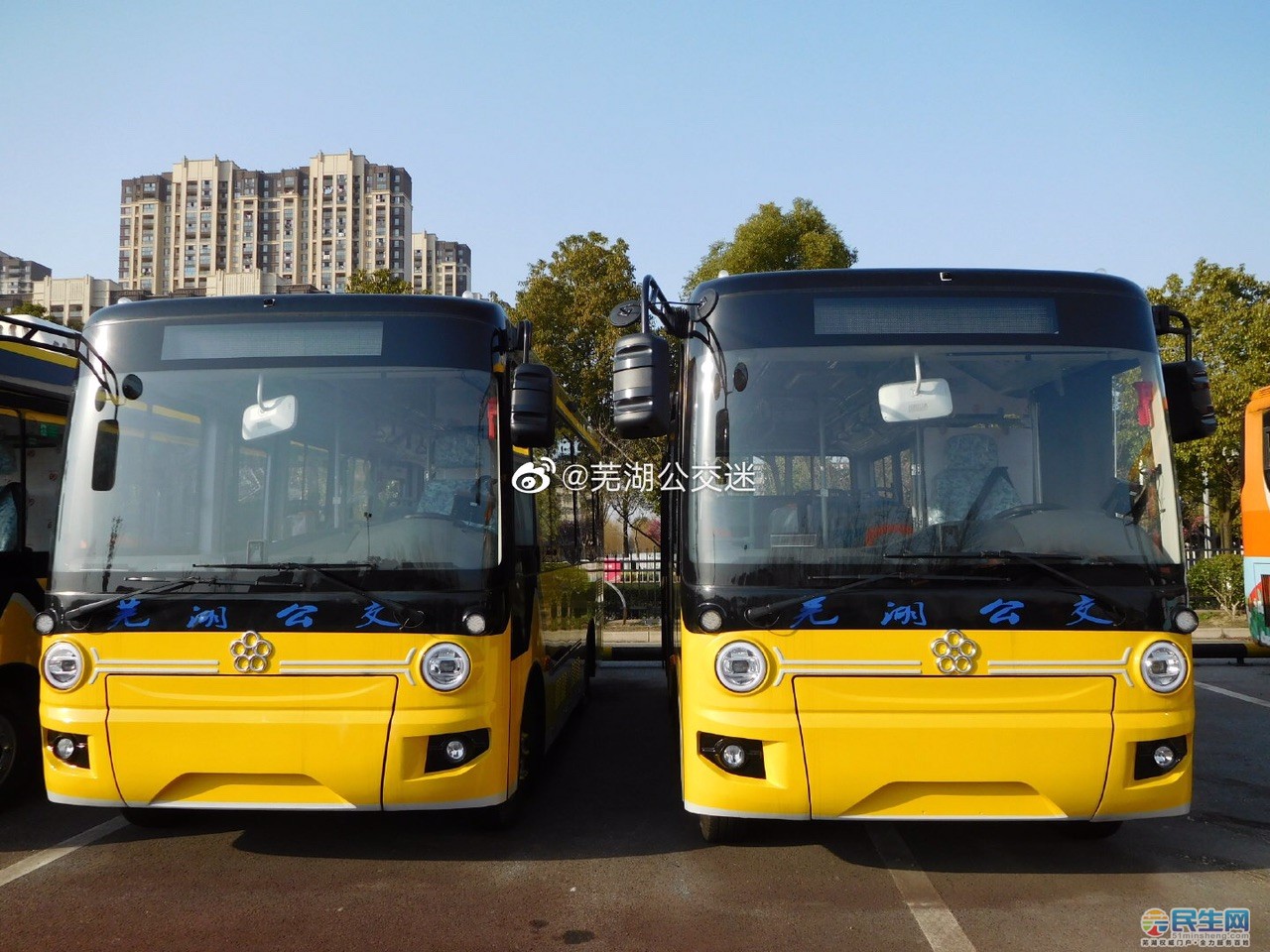 据说芜湖要换新的公交车了是不是真的有红黄两个颜色的