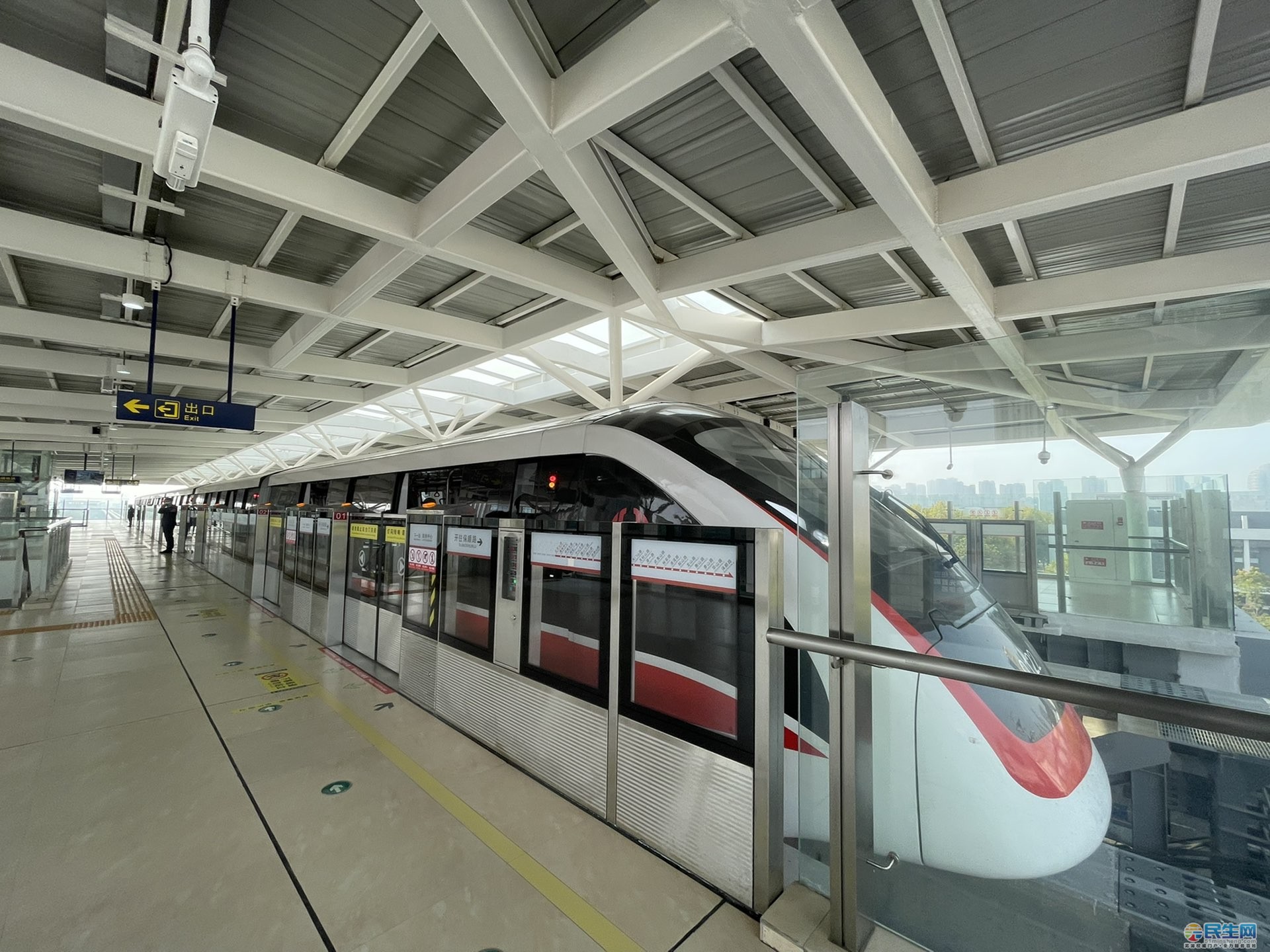 芜湖单轨1号线全线开通城市公共交通发展史上的一个里程碑