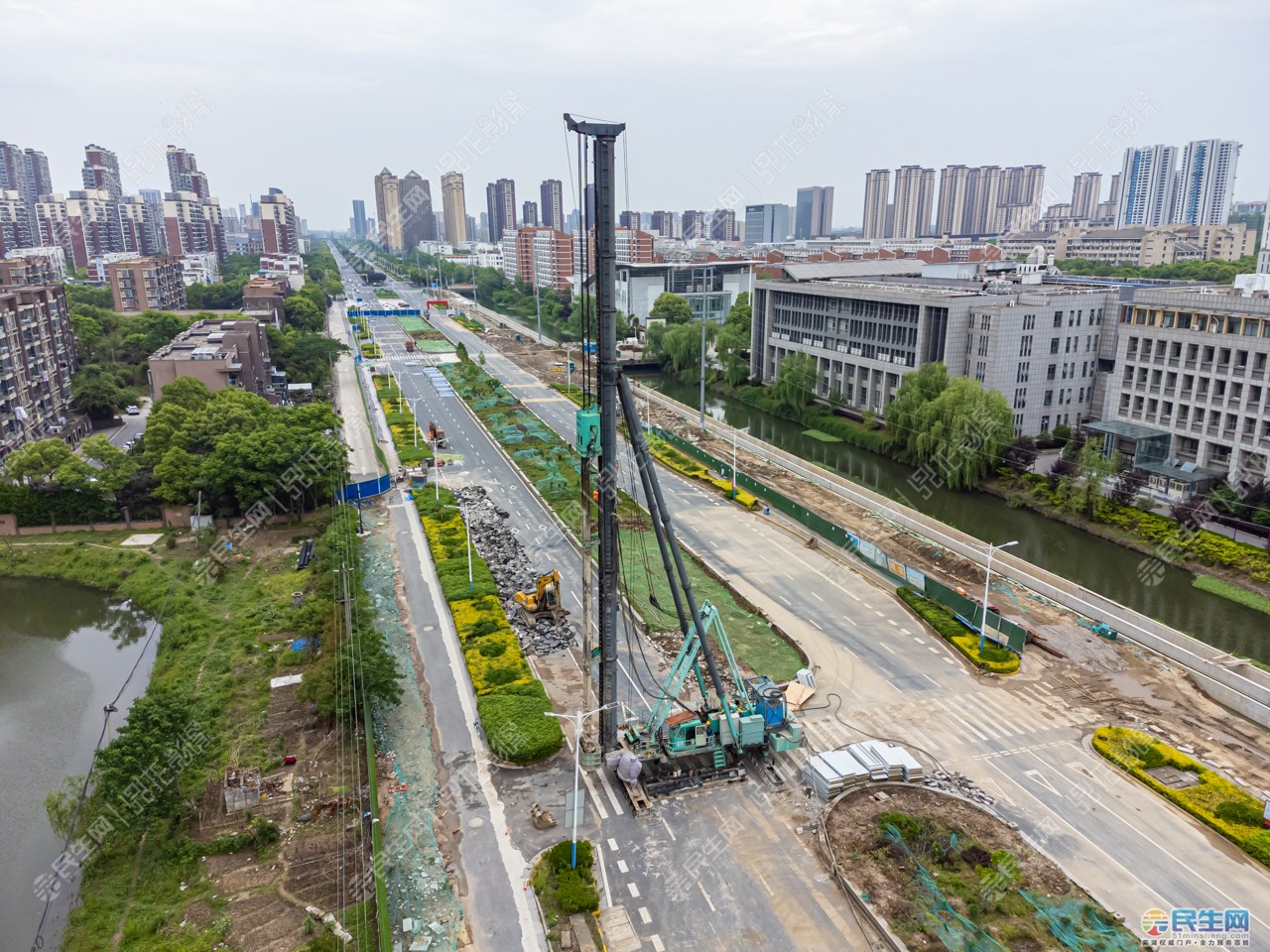 芜湖城南过江隧道江南片区施工中预计2024年底建成通车